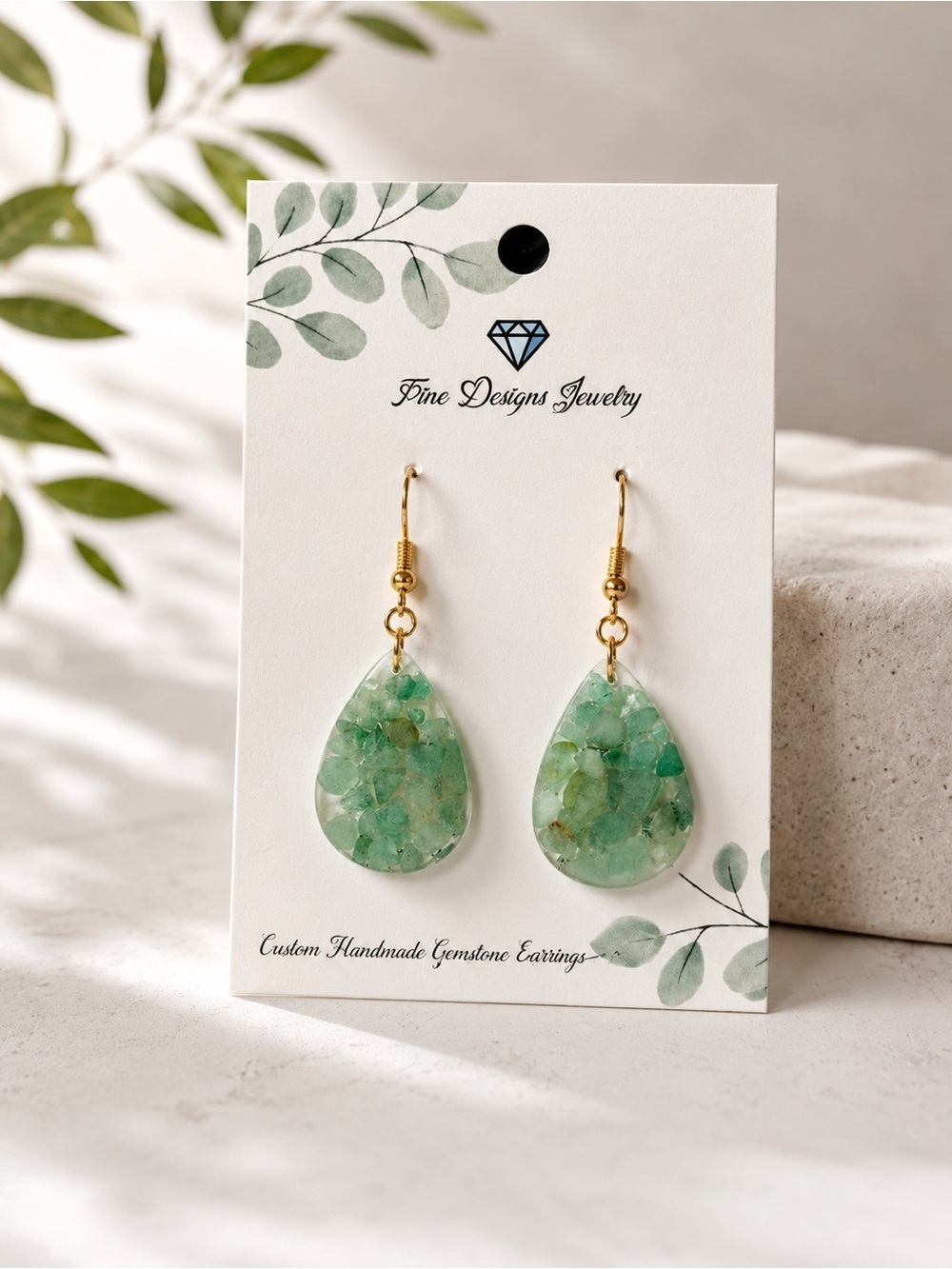 Green Aventurine Earrings